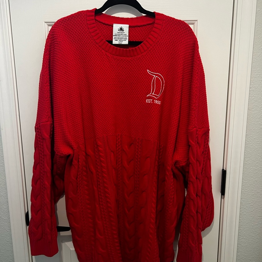 Cozy Red Crewneck Sweater
